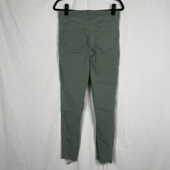 Democracy Green Ab Tech High Rise Skinny Jeans - Women’s 6 - Picture 3 of 7